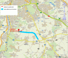 Mapka veřejného bruslení na dálnici